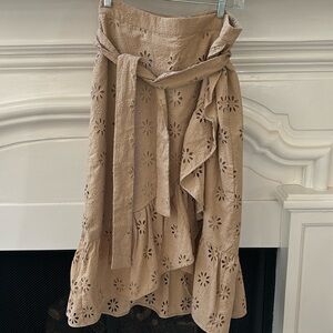Eyelet wrap skirt from Ann Taylor